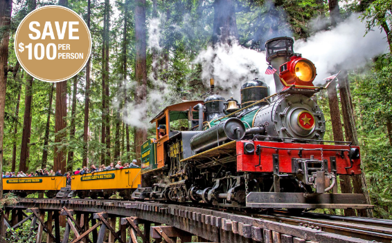Rails, Sails, and Redwoods of the Sierra Nevada – Aug 14-22, 2027